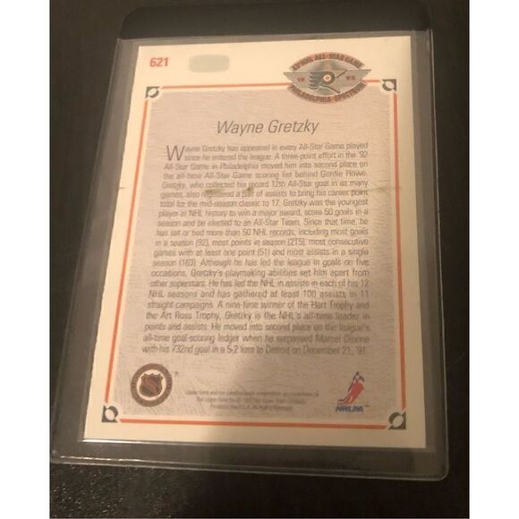 Wayne Gretzky 1992 Upper Deck Baseball Card - Picture 2 of 2